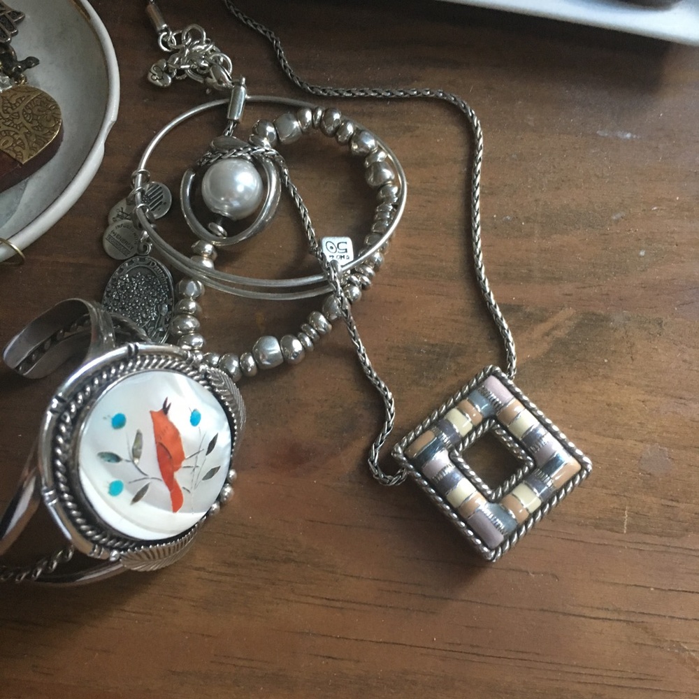 NEW Brighton Enamel Necklace and Earrings